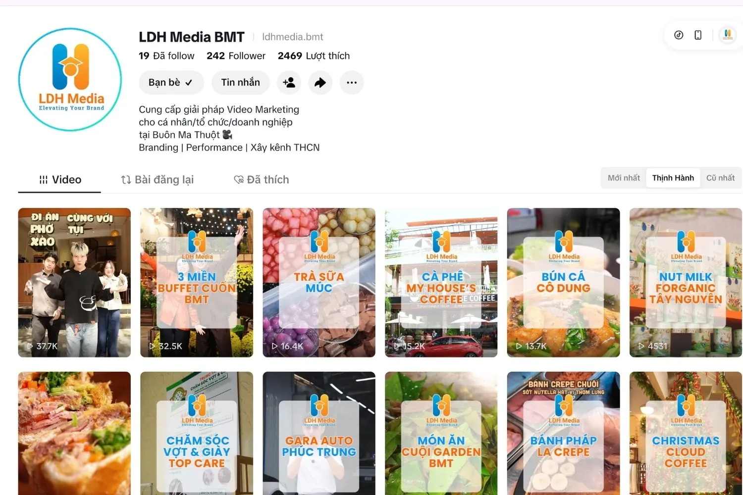 Kênh LDH Media BMT – video cho doanh nghiệp Buôn Ma Thuột