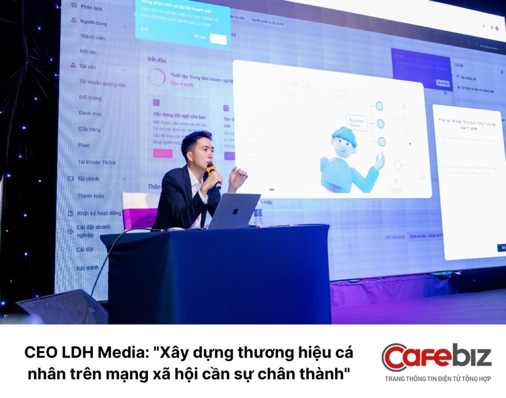 CEO LDH Media Xay dung thuong hieu ca nhan tren mang xa hoi can su chan thanh