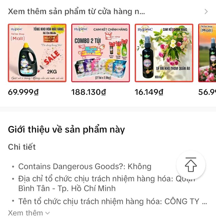 hình ảnh và mô tả sản phẩm