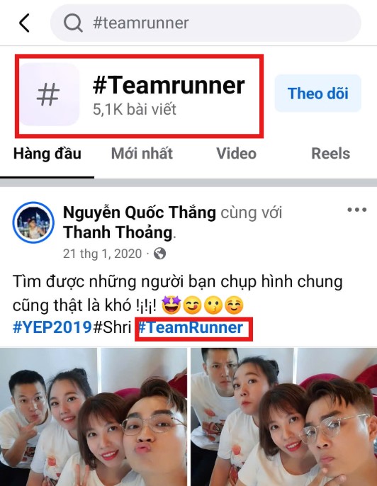 mục đích sử dụng hashtag facebook