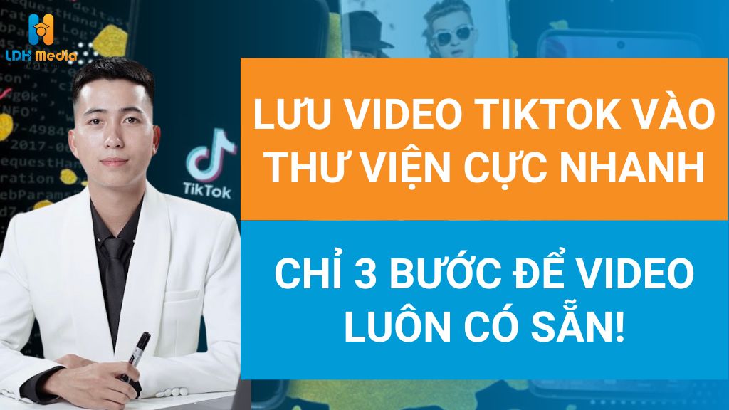 chuyển video tiktok sang thư viện